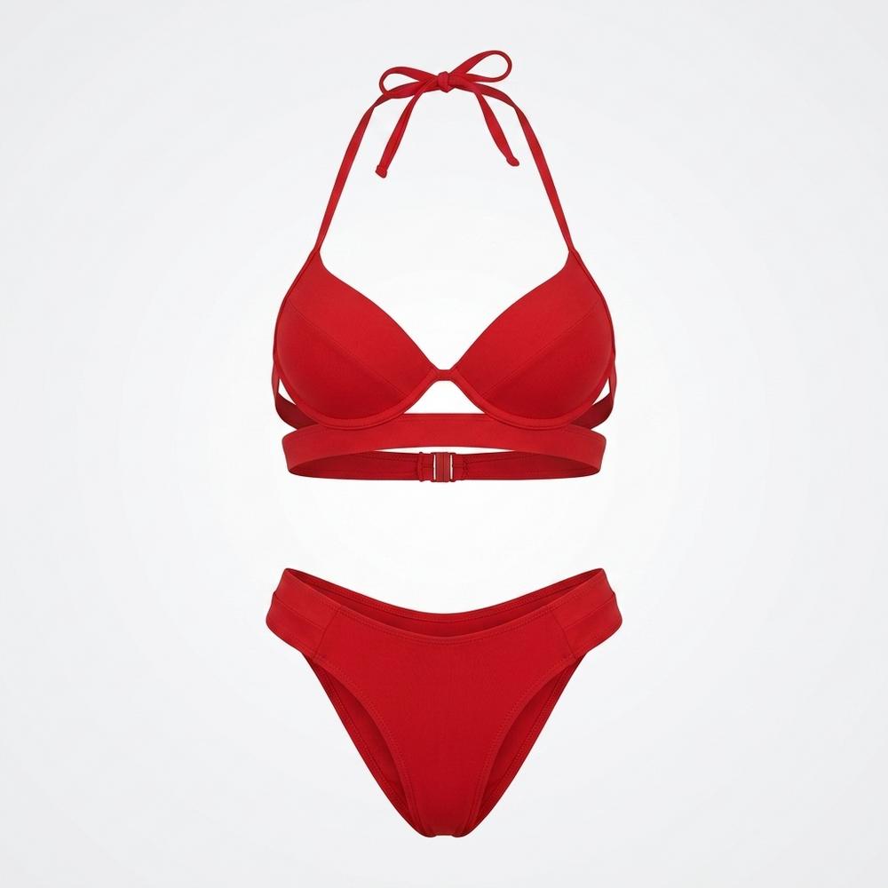 Goldenbergh - Tiran | Structured Halter-Neck Bikini Set Women