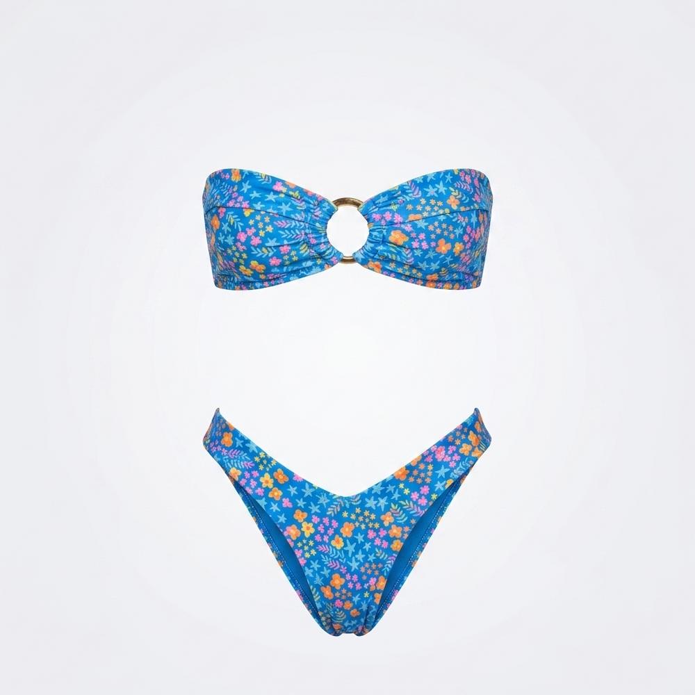 Goldenbergh - Nonav | Strapless Printed Bikini Set Women