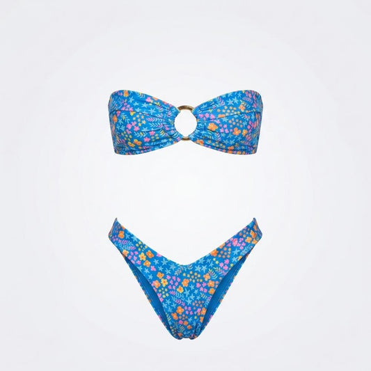 Goldenbergh - Nonav | Strapless Printed Bikini Set Women